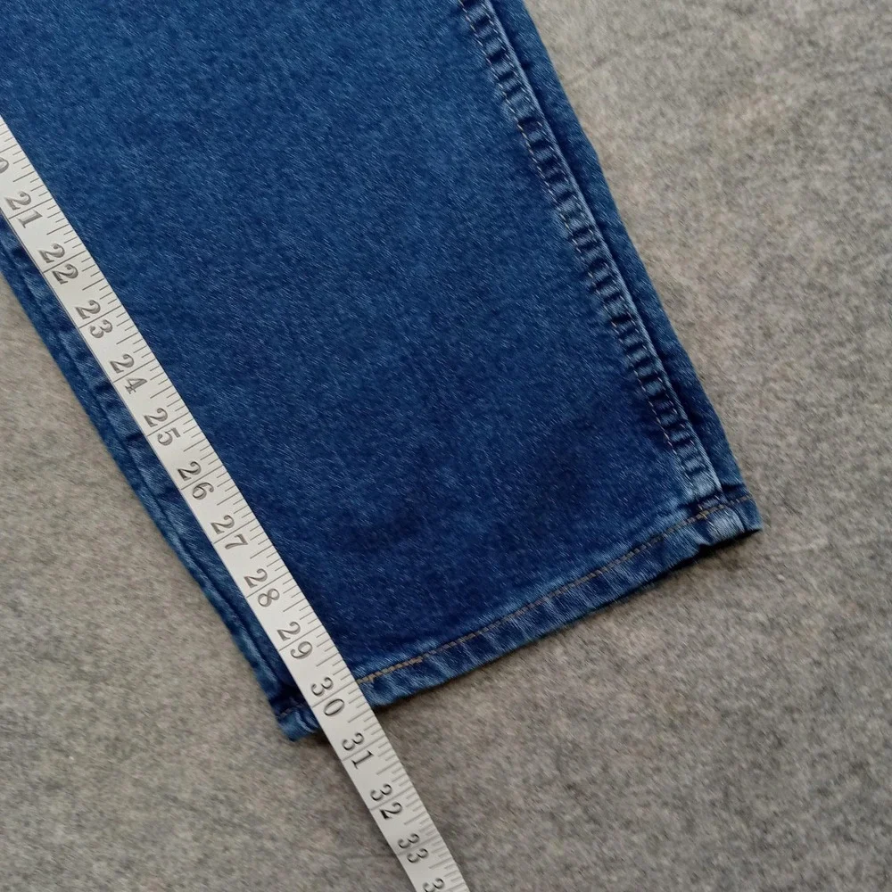Wrangler Jeans Mens 38x32 Blue Regular Fit Denim 5 Pocket Straight Leg 85900DW‎